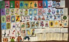 Vtg Lot Of 90 Single Swap Children   s Game Cards Whitman Hoyle   More 