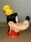 Vintage 1971 Walt Disney Goofy Play Pal Plastic Head W  Red Shirt Coin Bank