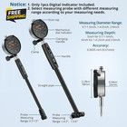 Dial Bore Gauge 0 7-6in Range 0 0005in Resolution 23 Anvils