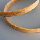 Antique Wood Embroidery Hoop 5  Gibbs Hold-tite Spring Tension Non-felt Vintage