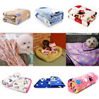Soft Fleece Warm Pet Blanket Small Paw Print Cat Dog Puppy Bed Mat Sofa Cushion
