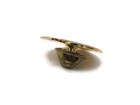 Vintage Apple Green Leaves Pin Gold Tone