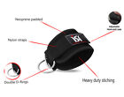 Gym Exercise Ankle Straps Weight Lifting Fitness D Ring Cable Attachment Strap 