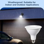 4 Pack Led Par38 Outdoor Flood Light Bulbs  18w 120w Equivalent  5000k Daylight