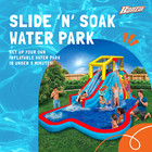 Banzai Slide N Soak Splash Park Inflatable Kids Water Park Play Center  used 