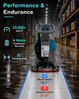 20 floor Scrubber Dryer Walk Behind 23140sqft h Industrial Floor Cleaningmachine