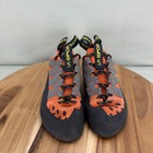 La Sportiva Tarantula Climbing Shoes Orange Grey Mens Rock Bouldering Size 8