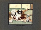 C1920 Antique Japanese Chin Print Vernon Stokes Dog Art Illustration 6509b