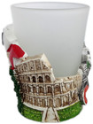 New Shot Glass Italy Tequila Rome Vatican colosseum trevi Fountain 3d roma