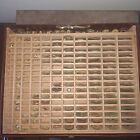 Antique Watchmaker s 1 Drawer Storage Metal Cabinet Nos Glass Watch Crystals