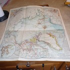 Original Perfect 1907 The North Pole Regions Map July 1907 National Geographic