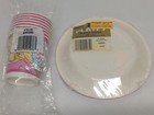 Vintage 1989 Barbie Party Plates   Cups Set Nos Unique Toys R Us Sealed