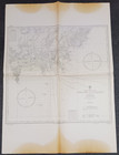 1925 - 1945 Japan Korea 42 x30  Map Approaches To Pusan Hang Japanese Surveys