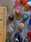 99 Beautiful Vintage Diminutive To Small Glass Buttons 