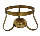 Vintage Armor Bronze   Silver Co  Chafing Pan 8 1 2  Colonial Copper   Brass