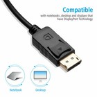6ft Display Port Dp To Hdmi Cable Adapter Converter Audio Video Pc Hdtv 1080p Us