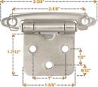 Lot Kitchen Cabinet Hinges Overlay Self Closing Face Mount Cupboard Door Hinge