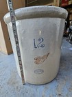 Rare Red Wing 12 Gallon Crock With Handles 17  H