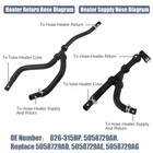 Hvac Heater Hose Assembly Compatible With Dodge Grand Caravan 2011-2019   Compat