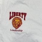 Vintage 90s Liberty High School Leadership White Polo T  Shirt Men   s Size Xl