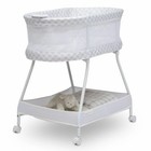 Delta Children Curve Bassinet  White grey