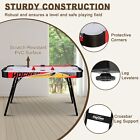 54  Air-powered Hockey Table Sport Hockey Game Pushers Pucks Led Scorer Foldable