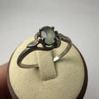 Vintage Sterling Silver 925 Aquamarine Ring Size 10 5 Ba60