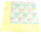 Vintage Baby Quilt Blanket Nursery Rhymes 44x49