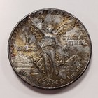 1985 Mo Mexico Libertad Onza 1 Oz  999 Silver - Golden Pewter Toning - Sku-q3876