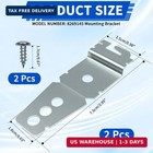 2 Pack 8269145 Dishwasher Mounting Brackets With Screws  Undercounter Dishwasher