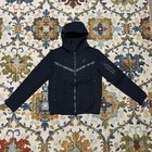 Nike Sportswear Tech Fleece Big Kids Full-zip Hoodie Black Size Medium