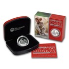 2016 Australia Lunar Monkey 1 Oz Silver High Relief Proof Coin With Ogp   Coa