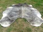 Make Offer    Large Dark Gray Cowhide Rug Natural Cowhides Cow Hide Skin Rt