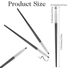 8pcs Mini Smudge Brush For Eyeliner eyeshadow Brushes Eyeliner Brushes