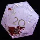 9 Polyhedral Resin Set D And D Dice Broken Blood Glass For Dungeons Dragons Rpg