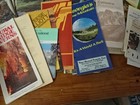 Lot 86 Vtg 70s Era National Parks forests travel road Maps leaflets-usa canada