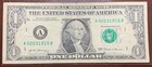  1 Dollar Bill Birthday Note Frank Sinatra   s Piano Player Bill Miller A02031915b
