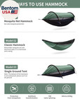 Camping Hammock Tent With Mosquito Net And Sunshade  Extra Large For 2 Person  L