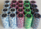  500  Majestic Card Room Poker Chips Set