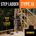 6 Ft  Fiberglass Step Ladder  10 Ft  Reach Height  300 Lbs  Load Capacity  Type