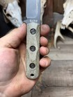 Ka-bar  Ek-50 Short Clip Point   Ek-51 Commando Short Drop Point -canvas Micarta