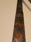 Painted Decorative Saw Blade Vintage 