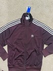 Adidas Originals Firebird Mens Tracksuit Jacket   Pants Set Burgundy All Sizes