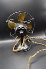 General Electric Series-f 6    Vintage Black 4-brass Blade Desk Fan 110v