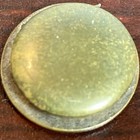 Antique Flt Oddfellows Blue Enameled Fraternal Masonic Screwback Stud Pin Button