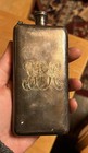Antique Hip Drinking Flask Hunting Applied Sparrows    several   