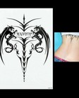 6 Pcs Temporary Tattoo Stickers Waterproof Arm Leg   Chest Body Art Dragon Lion