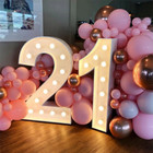 Giant Figure Number 0-9 Balloon Birthday Party Balloon Frame Wedding  Decor