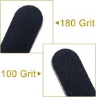10pcs Double Sided 100 180 Grit Nail Files Professional Manicure Pedicure Tool