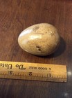 Antique Vintage Egg Shaped Wood Wooden Storage Sewing Needle Holder Box
